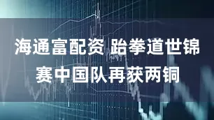 海通富配资 跆拳道世锦赛中国队再获两铜